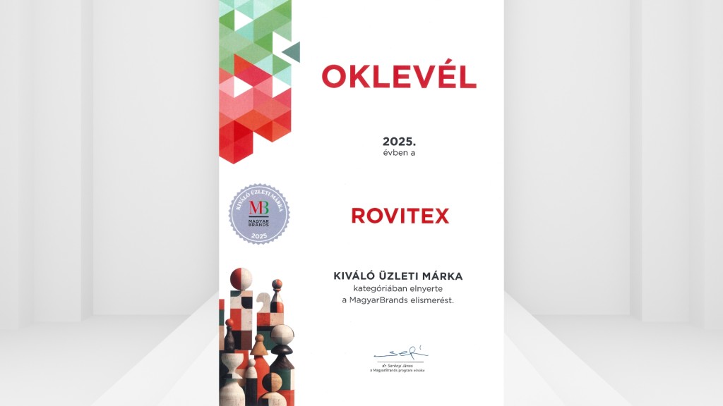 A Rovitex Magyar Brands díjazott lett
